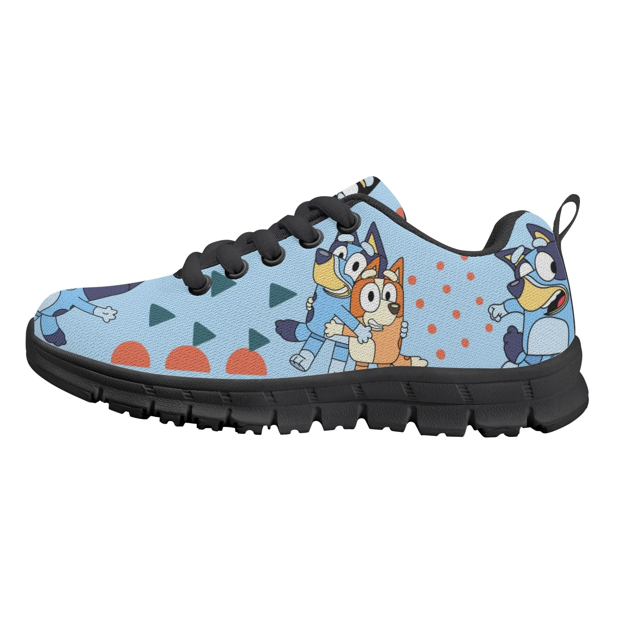 Kids Running Shoes. Back to School Kids Sneakers. Unisex Childrens Running Trainers-Cute Blue Heelers