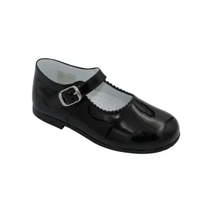 Layla- Black Patent Leather Mary Jane Shoes