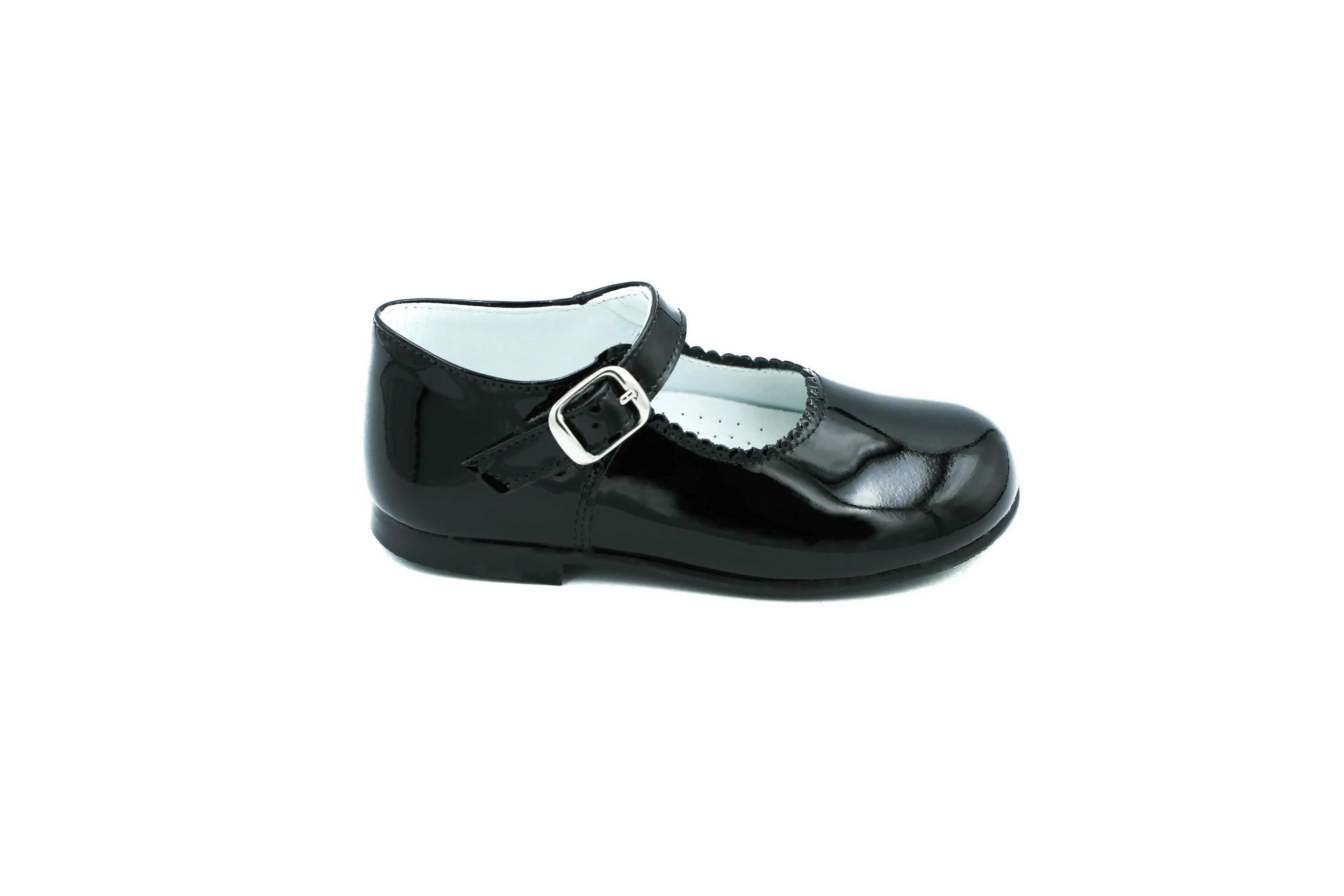 Layla- Black Patent Leather Mary Jane Shoes