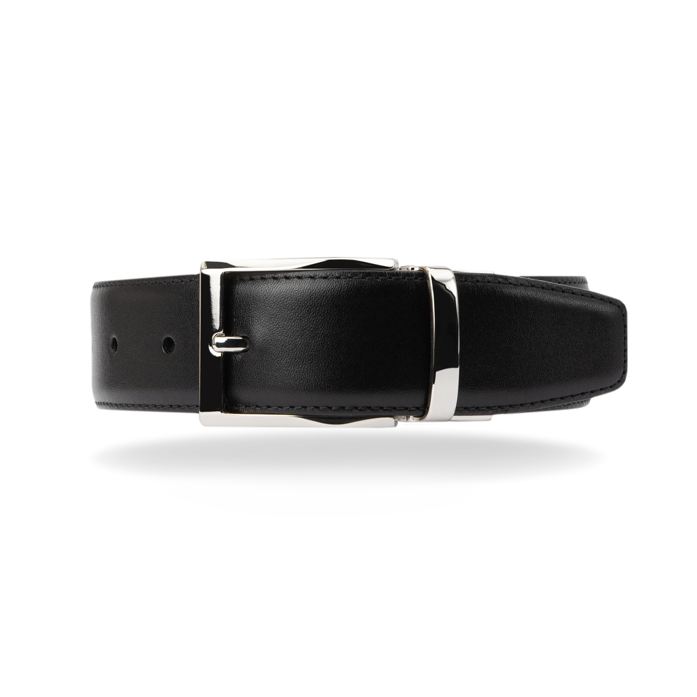 Leather Belt Reversible - Black Calf/Brown Calf