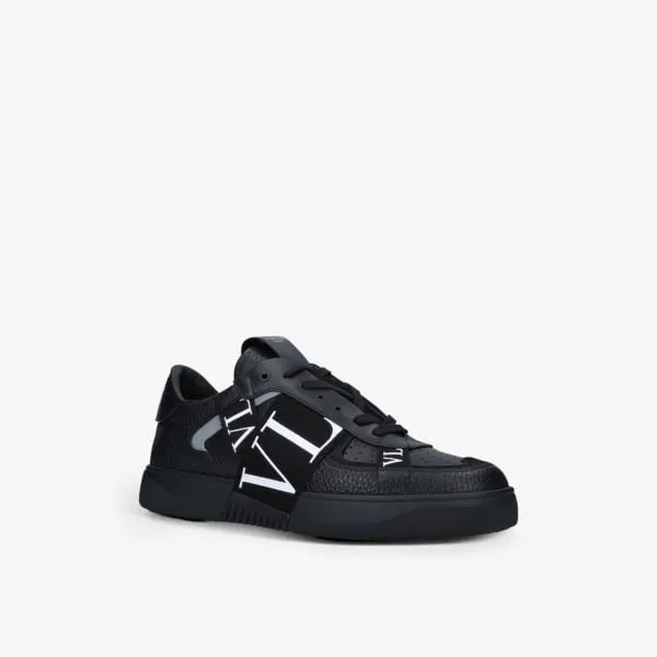 Leather sneakers VL7N with Valentino Garavani logo, black