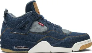 Levis x Air Jordan 4 Retro Denim sneakers, blue