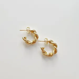 Lily Twist Hoops Earrings