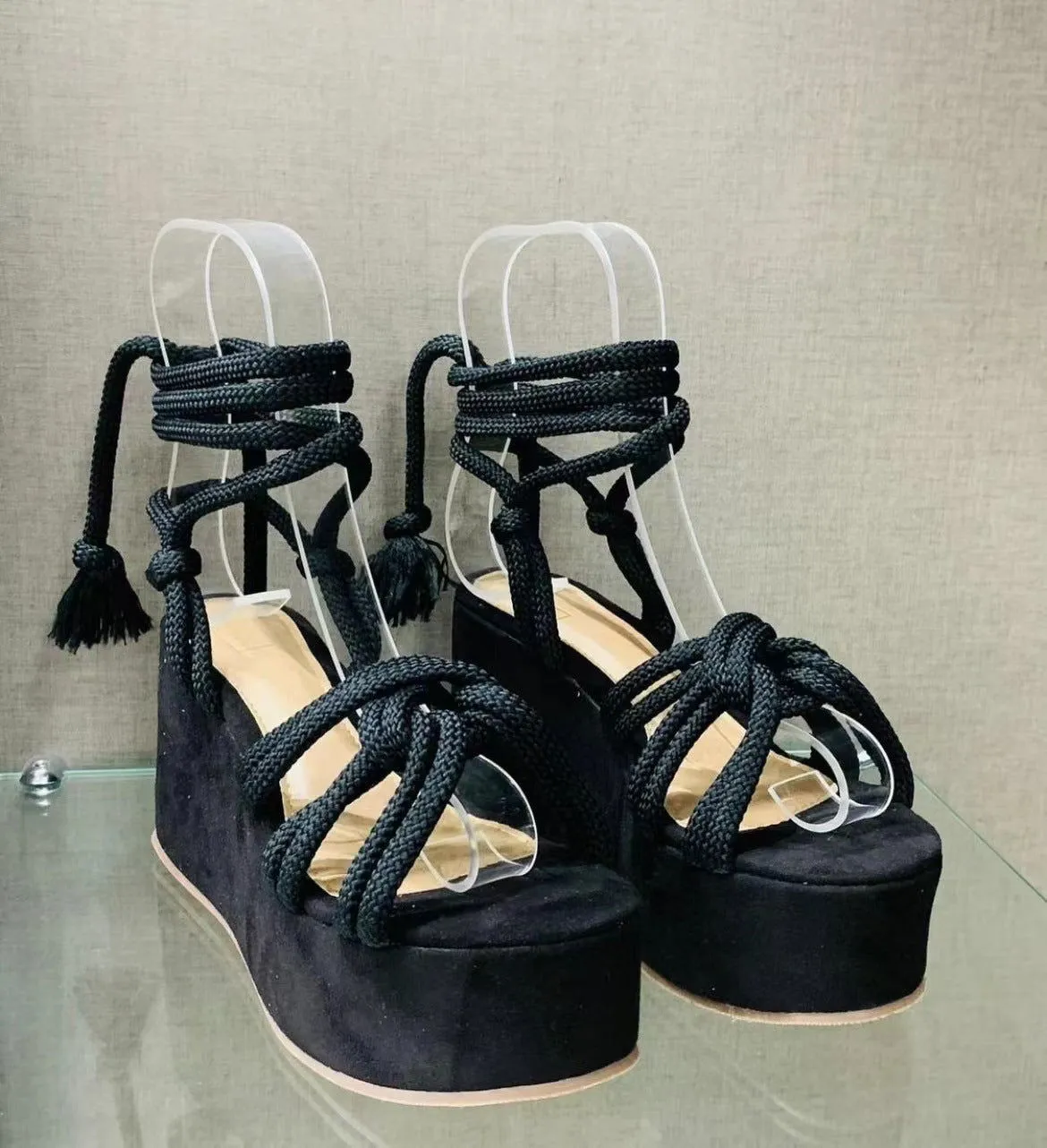 LovelyRLovely Women Wedges Strappy Sandals