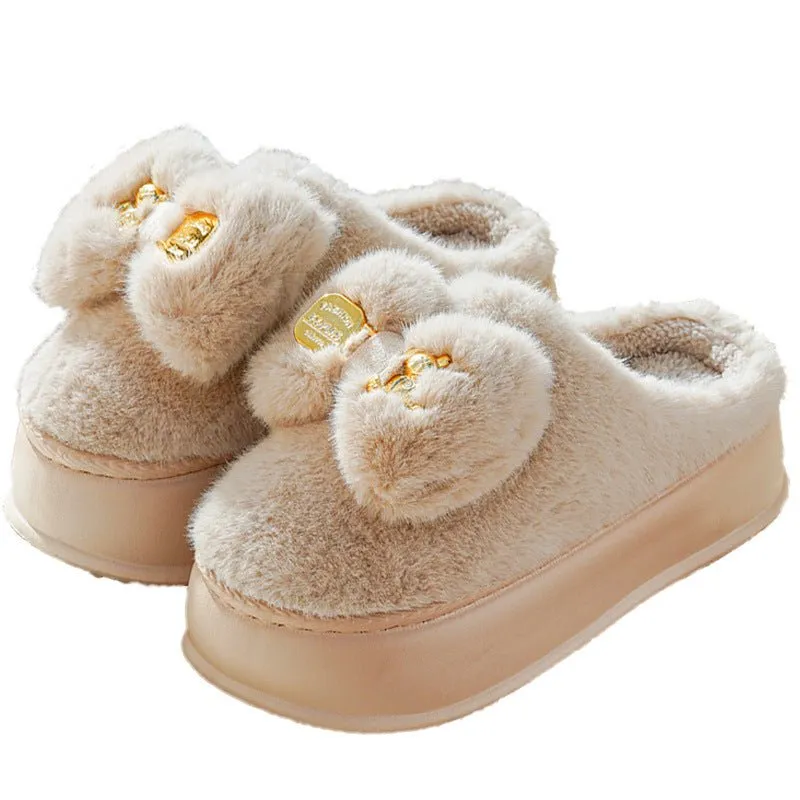 LovelyRLovely Women's Thick-soled Cotton Slippers