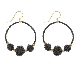 <br> The Uptown Girl Hoops <br> Black