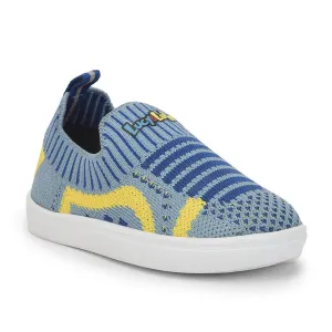 Lucy & Luke (Blue) Casual Non Lacing Shoes For Kids MINT-5 By Liberty