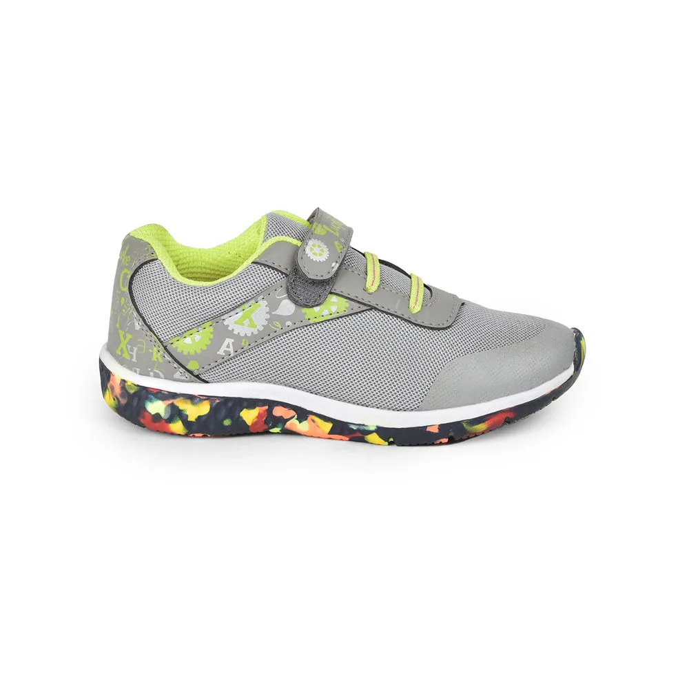 Lucy & Luke Slip-on Casual Shoes For Kids (Grey) JAMIE-108 By Liberty