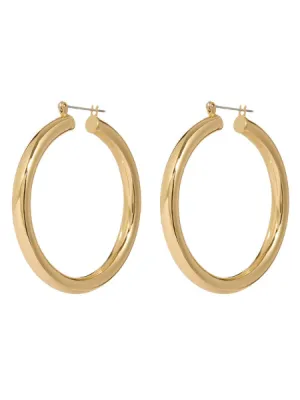 LUV AJ Amalfi Tube Hoop Earring