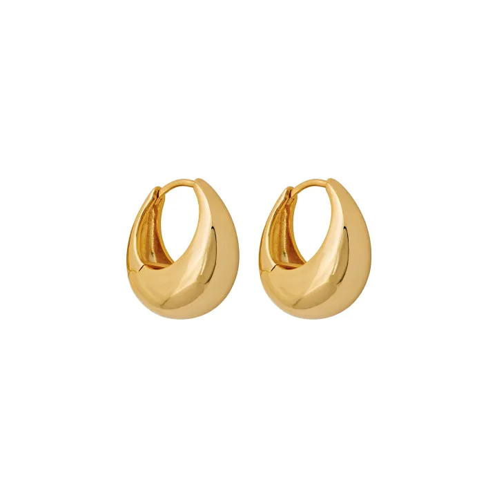 Macy Hoops - Gold