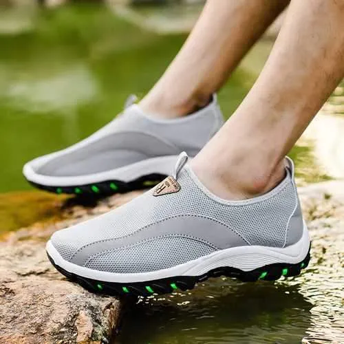 Men Breathable Mesh Hiking Climbing Outdoor Athletic Shoes