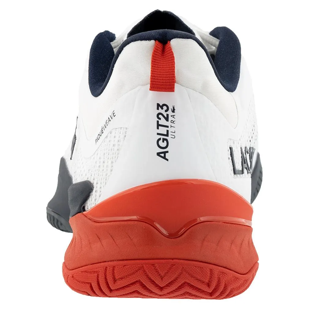 Men's AG-LT23 Ultra Tennis Shoes White and Red