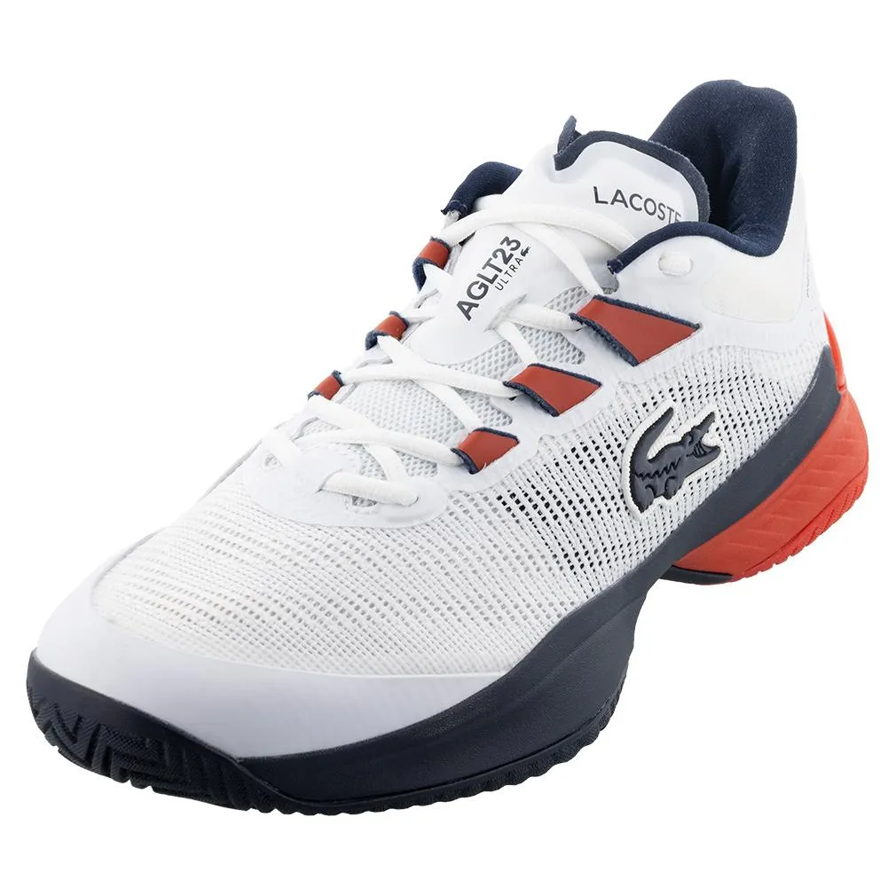 Men's AG-LT23 Ultra Tennis Shoes White and Red