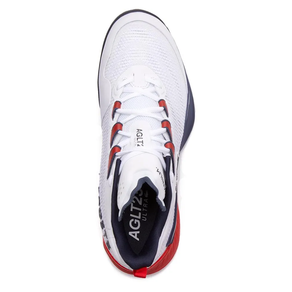 Men's AG-LT23 Ultra Tennis Shoes White and Red