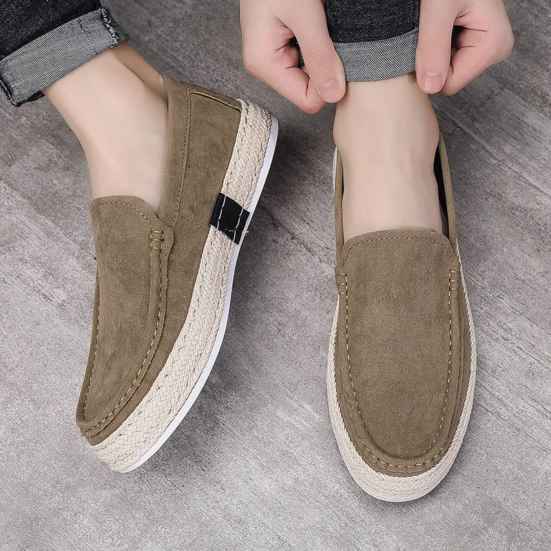 Men's Casual Pumps Canvas Lazy Old Beijing Cloth Shoes Soft Bottom