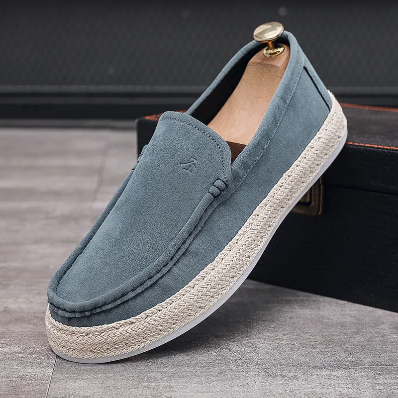 Men's Casual Pumps Canvas Lazy Old Beijing Cloth Shoes Soft Bottom