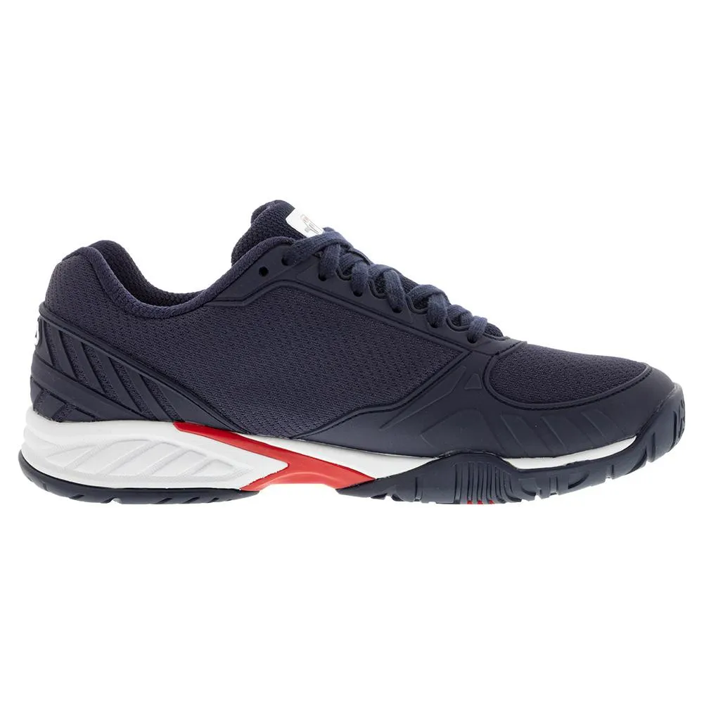 Men's Volley Zone Pickleball Shoes Fila Navy and Red