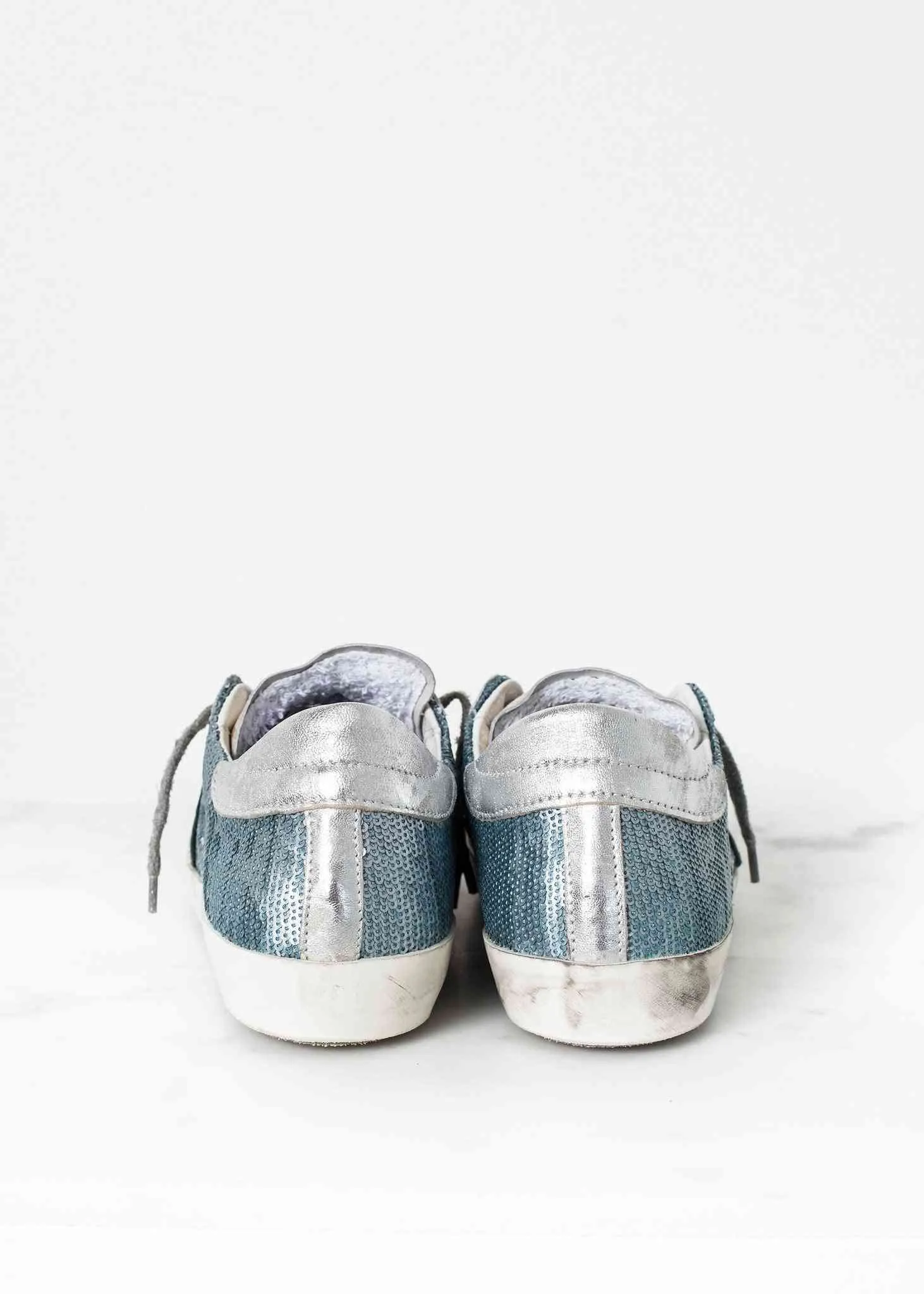 Metallic Sequin Low Top Sneaker