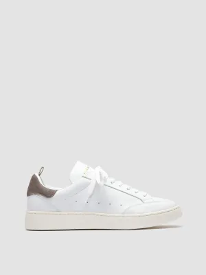 MOWER 007 - White Leather Sneakers