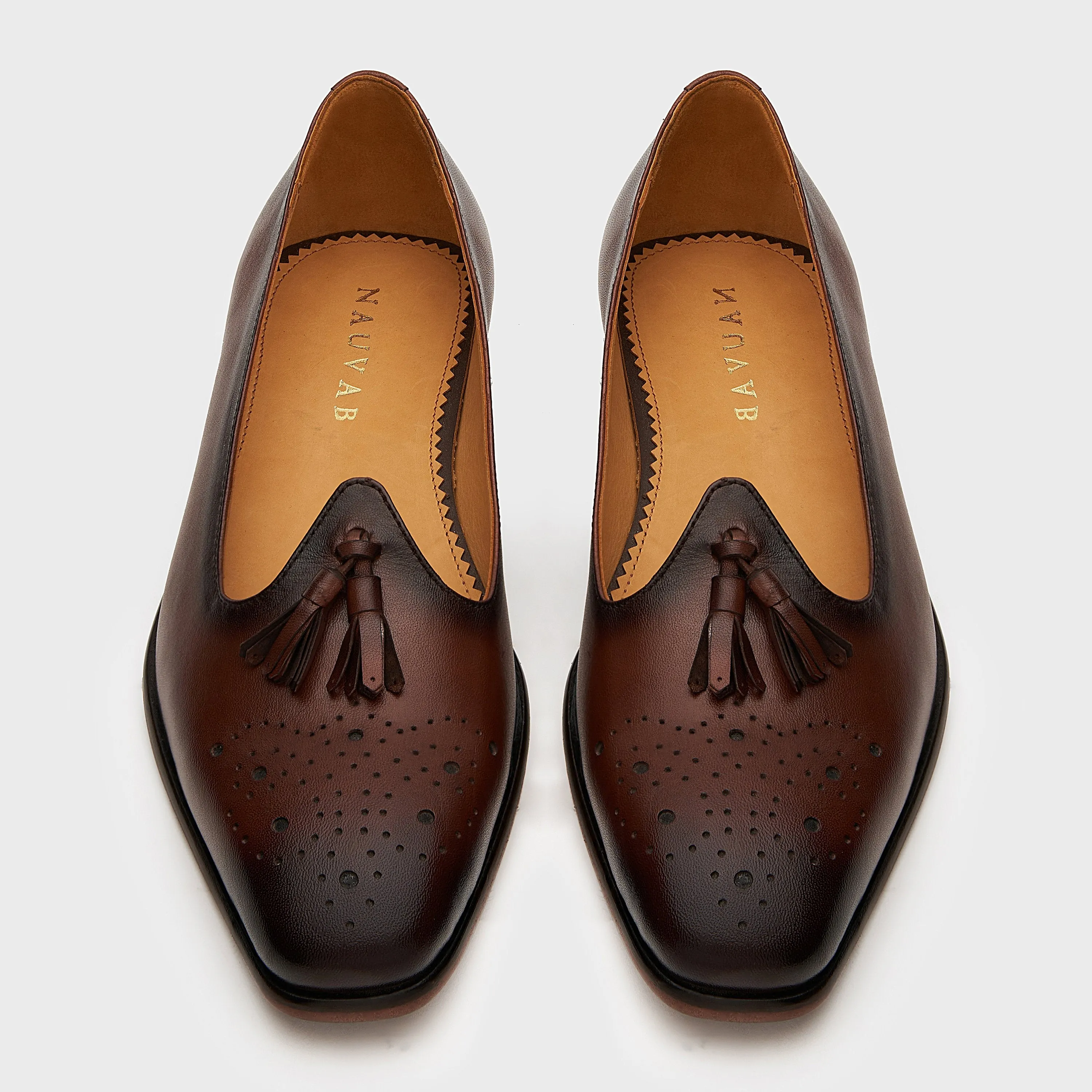 Nagra Tassel & Brogue | Choco Brown Leather