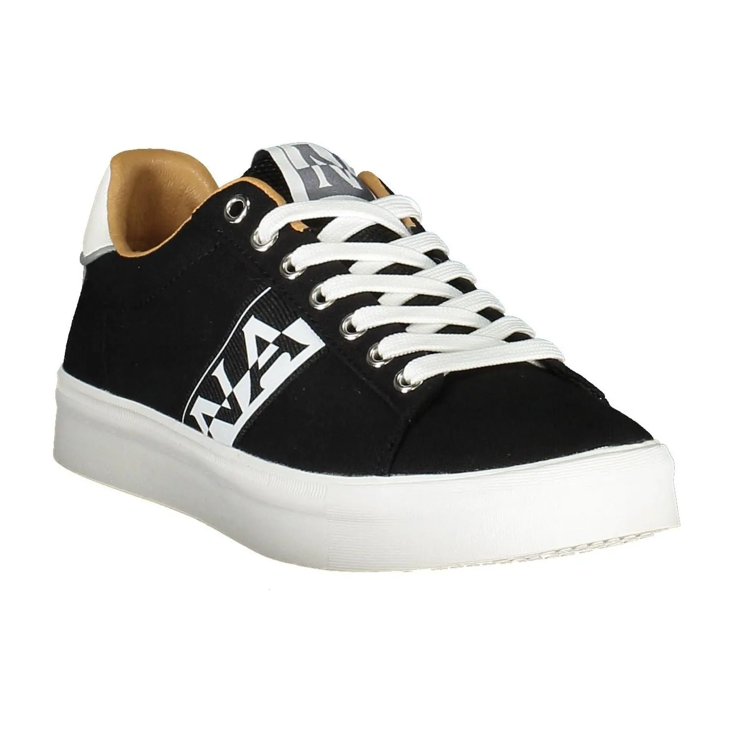 Napapijri Black Polyester Men Sneaker