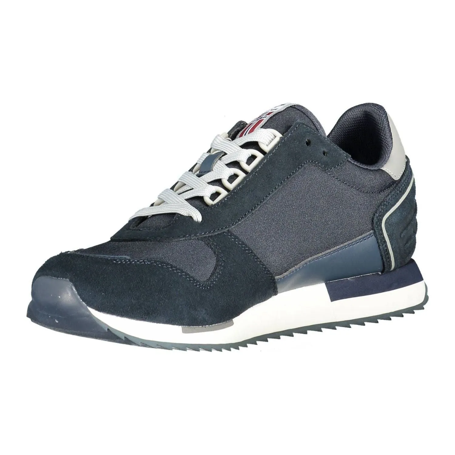 Napapijri Blue Leather Men Sneaker