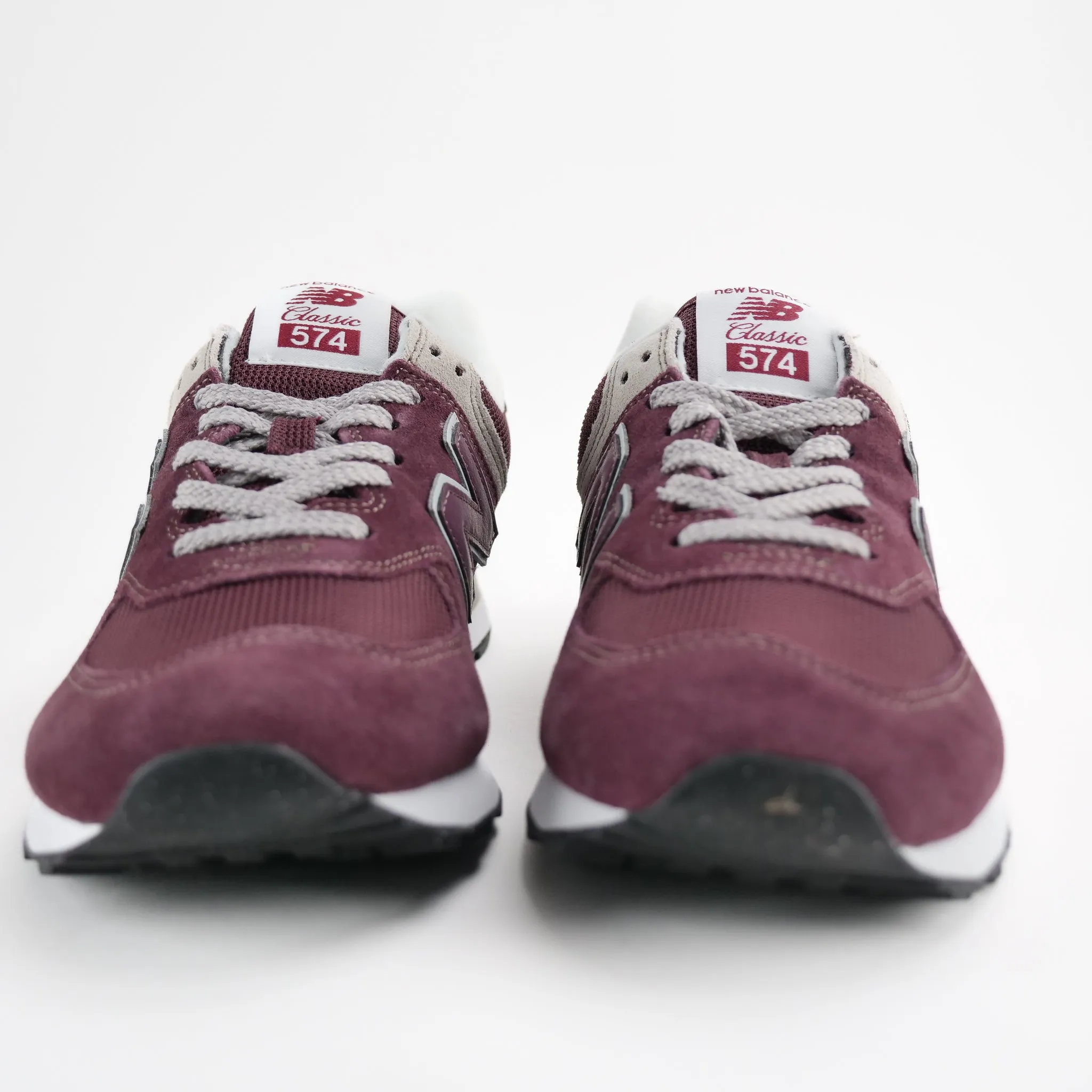 New Balance 574 Core Burgundy/White/Grey