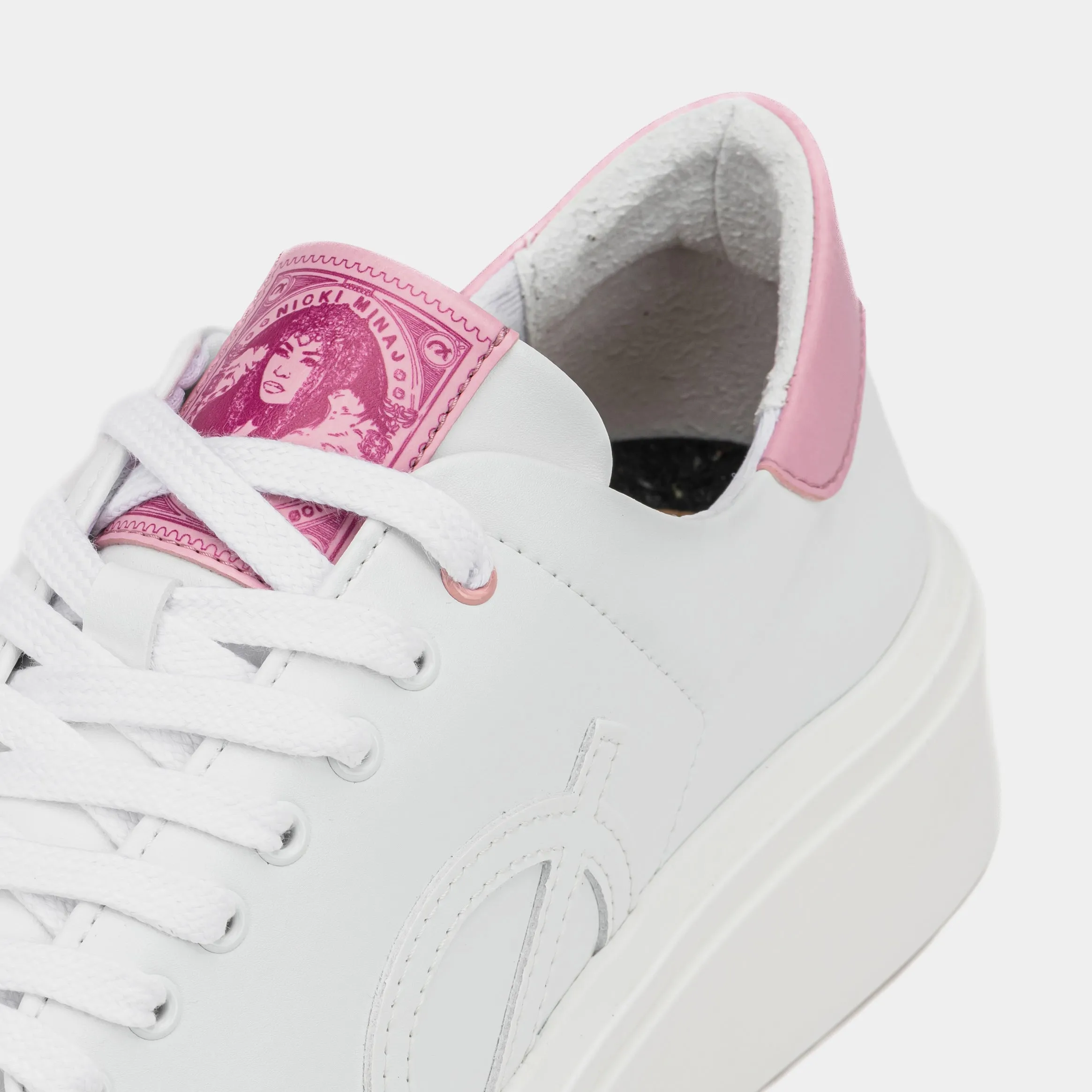 Nicki Minaj x Apex The Pink Print Womens Lifestyle Shoes (White/Fuchsia)