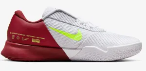 Nike Air Zoom Vapor Pro 2 HC White/Lime Blast-Team Red Tennis Men's Shoes