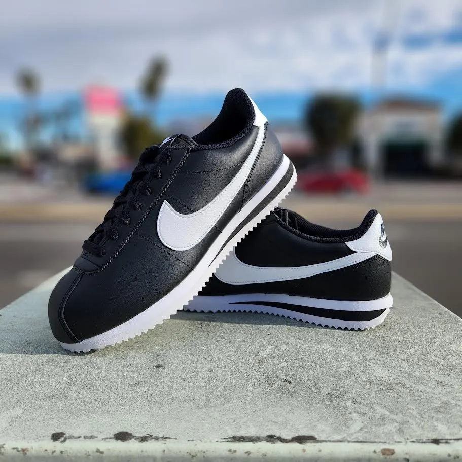 NIKE CORTEZ BLACK WHITE