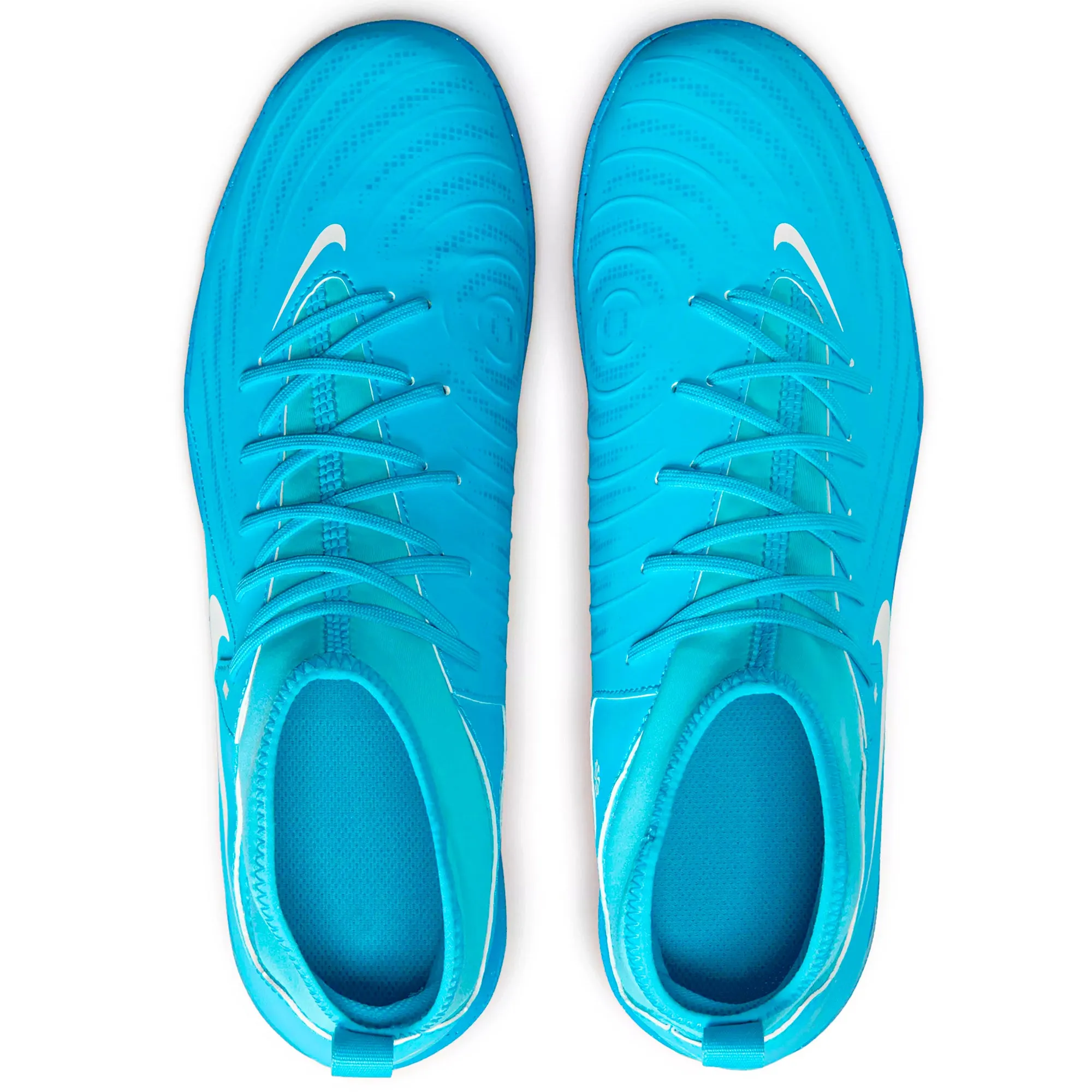 Nike Phantom Luna II Club Turf Soccer Shoes (Blue Fury/White)