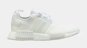 NMD Grade School Running Shoe (White)