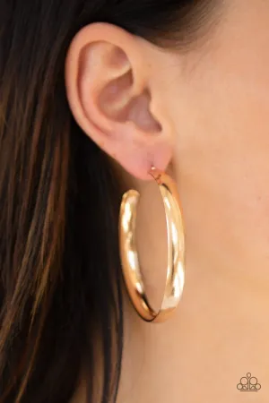 Paparazzi A Double Feature Earrings Gold