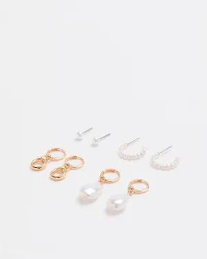 popular  Pearl Mixed Pack Earrings