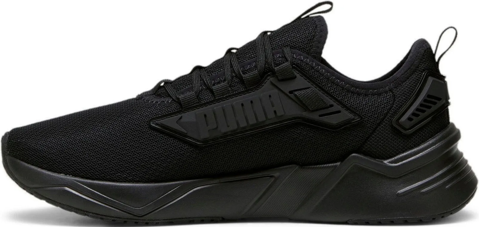 PUMA MEN'S RETALIATE 3 TRIPLE BLACK RUNNING SHOES