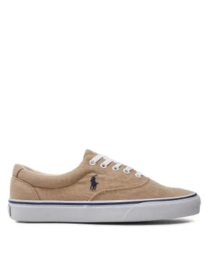 Ralph Lauren Pony Low Top Sneakers | Beige