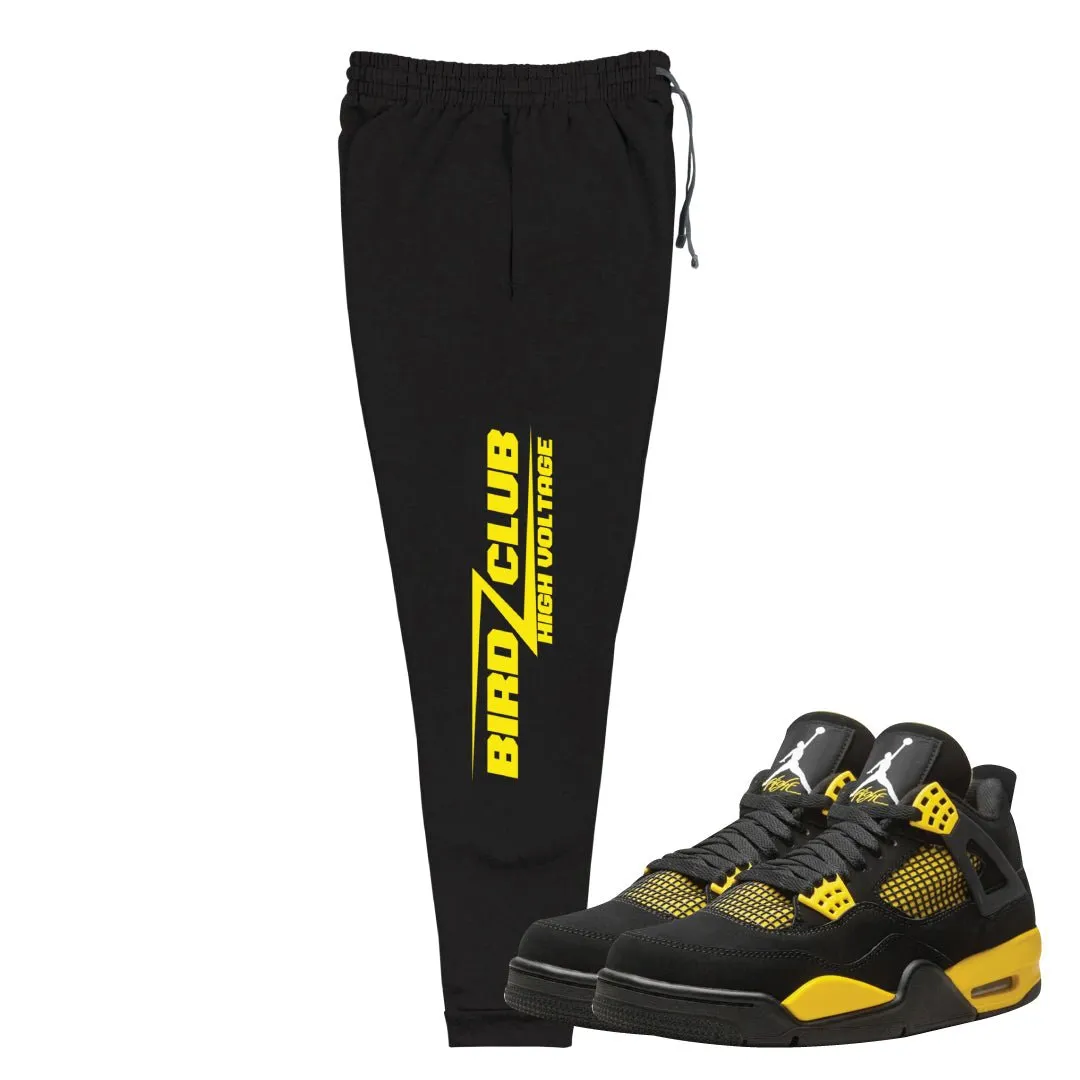 Retro 4 Thunder High Voltage Sweatpants