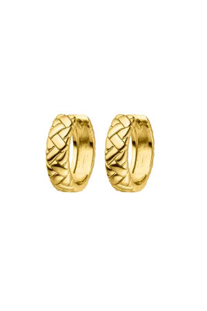 Retro Hoops 18K Gold Plated