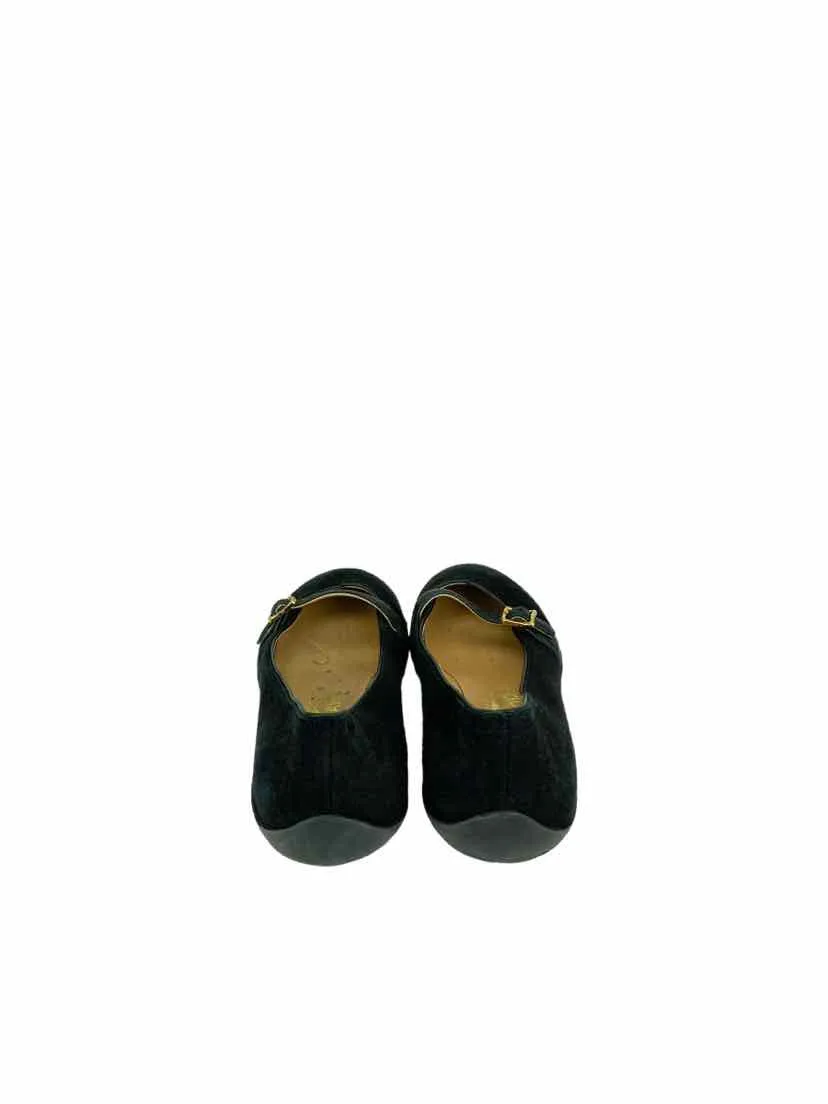 Salvatore Ferragamo, Girls' Audrey Mini Flat, Black, Size 29 IT (11.5 US)