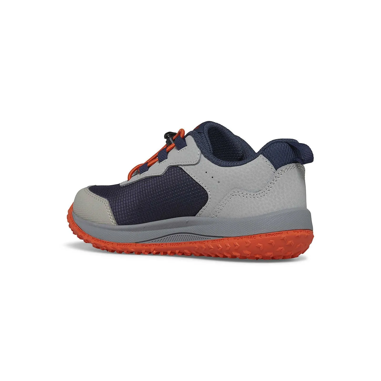 Saucony Aura KDZ (Junior) - Grey/Orange/Navy