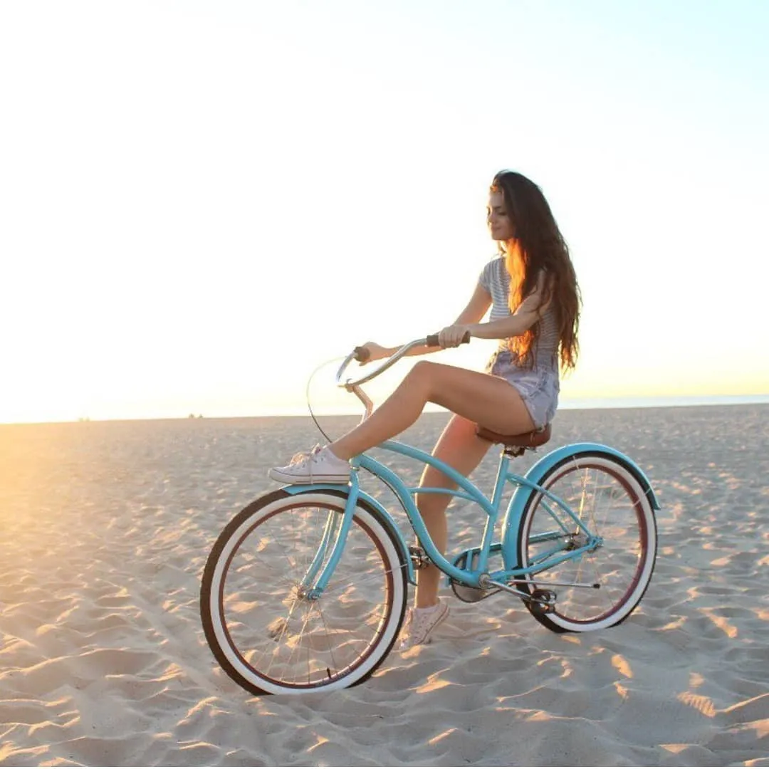 sixthreezero Classic Edition 7 Speed Women's Beach Cruiser Bicycle