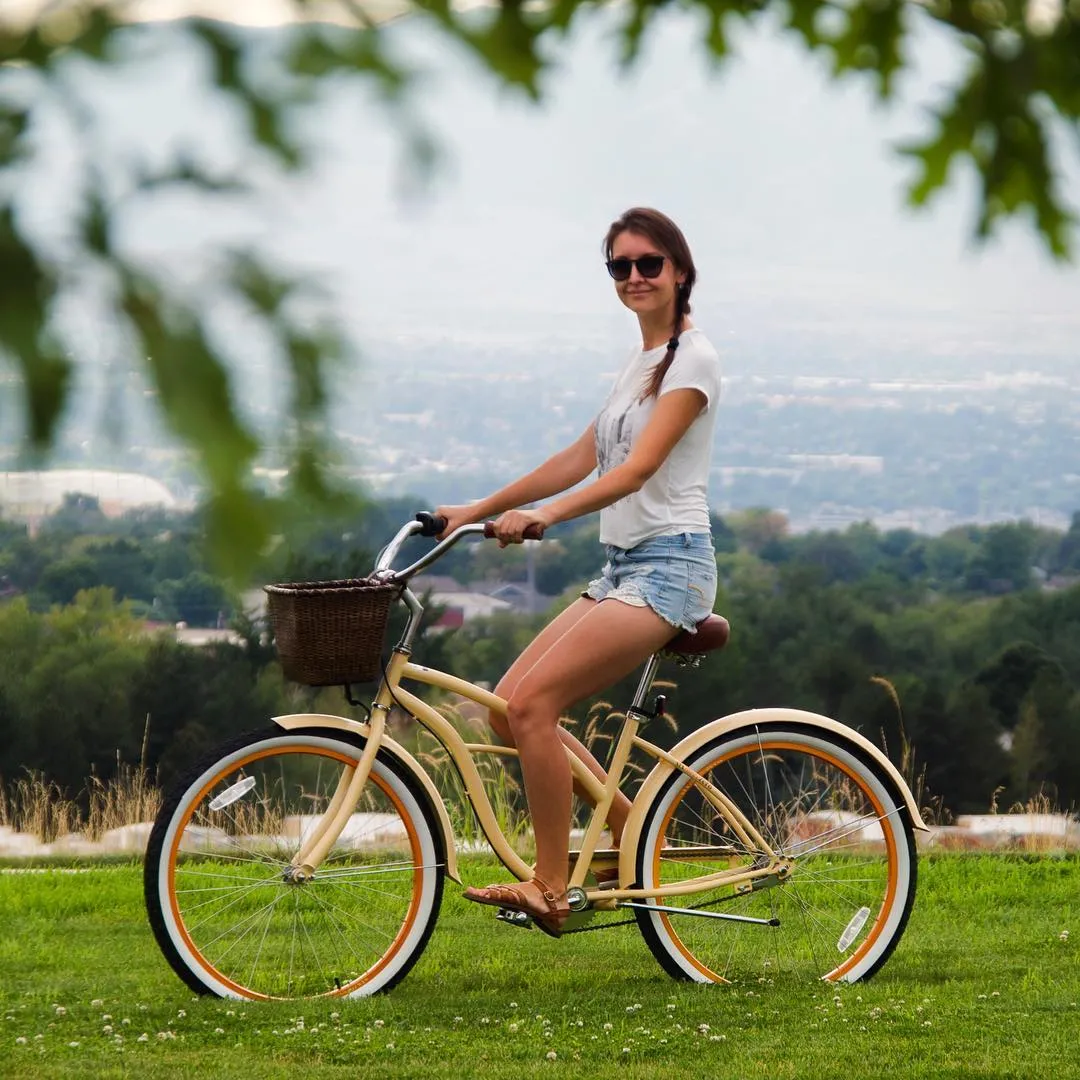 sixthreezero Classic Edition 7 Speed Women's Beach Cruiser Bicycle