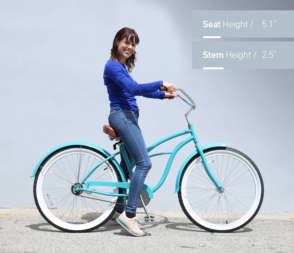 sixthreezero Classic Edition 7 Speed Women's Beach Cruiser Bicycle