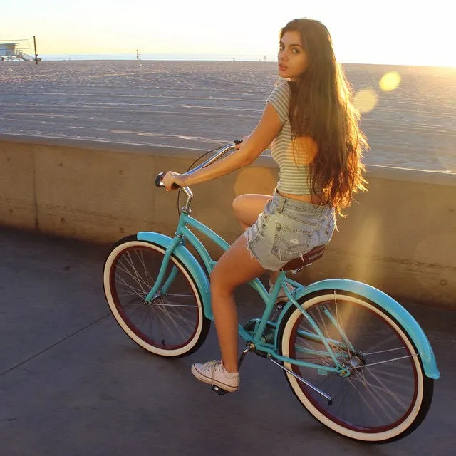 sixthreezero Teal Women's 26" 7 Speed Beach Cruiser Bicycle