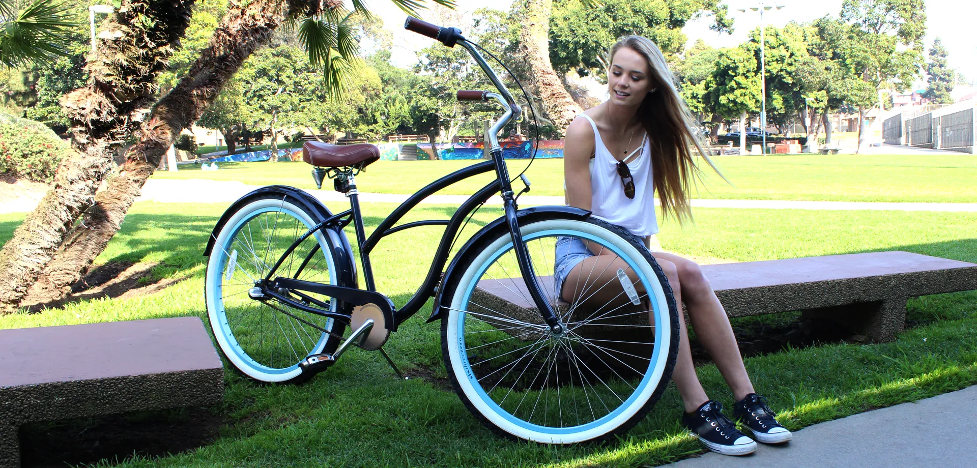 sixthreezero Teal Women's 26" 7 Speed Beach Cruiser Bicycle