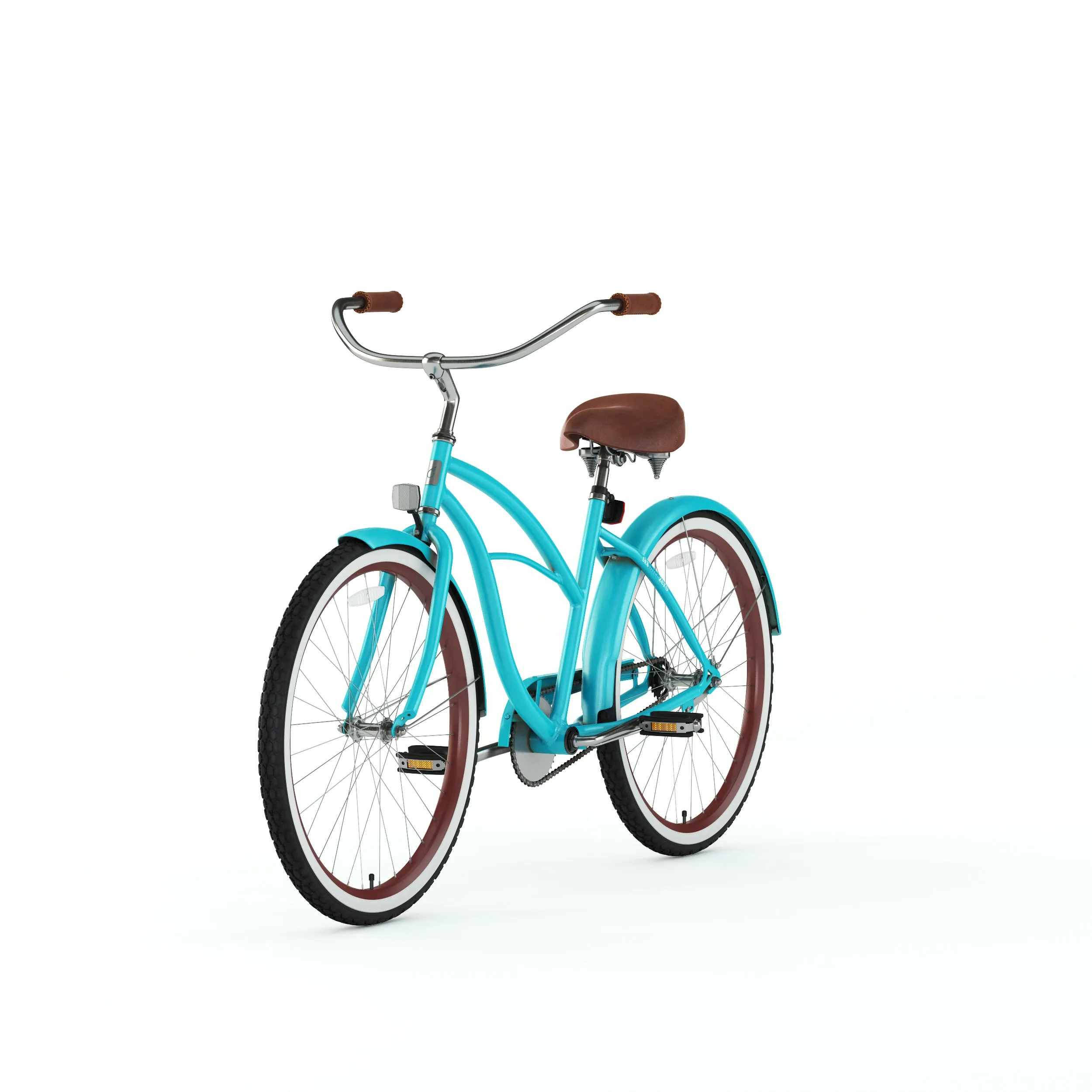 sixthreezero Teal Women's 26" 7 Speed Beach Cruiser Bicycle