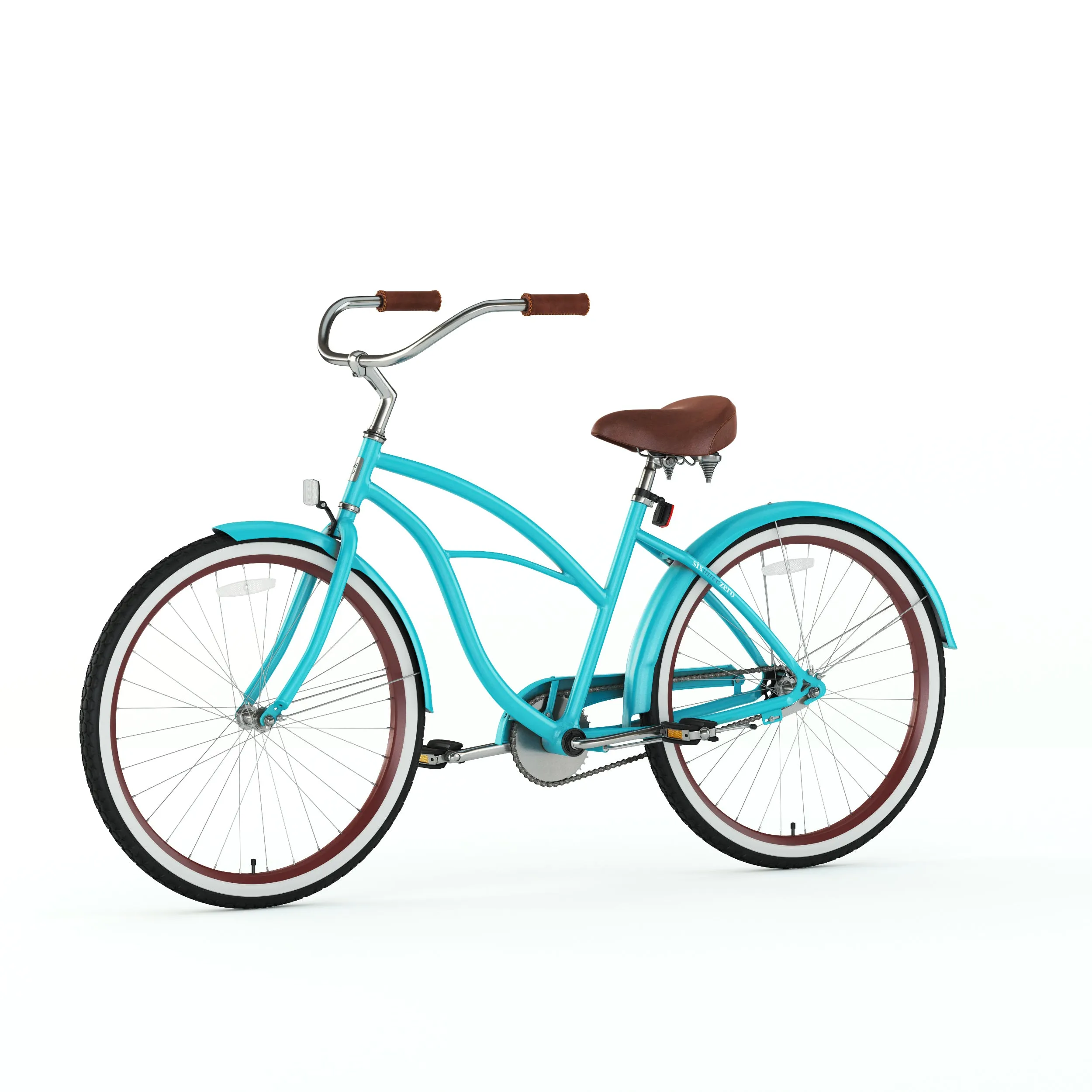 sixthreezero Teal Women's 26" 7 Speed Beach Cruiser Bicycle