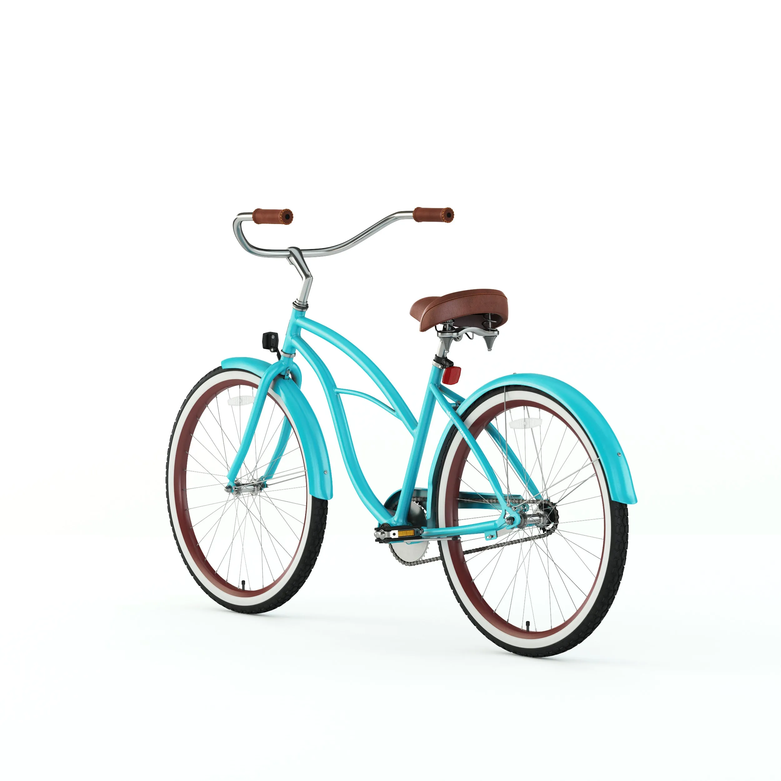 sixthreezero Teal Women's 26" 7 Speed Beach Cruiser Bicycle