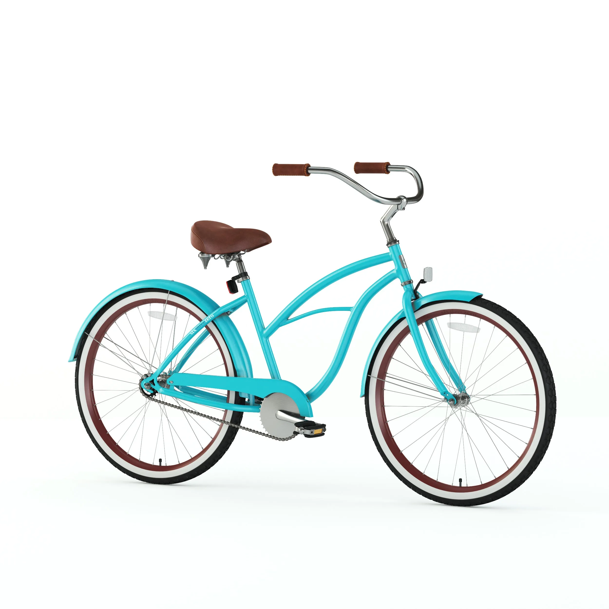 sixthreezero Teal Women's 26" 7 Speed Beach Cruiser Bicycle