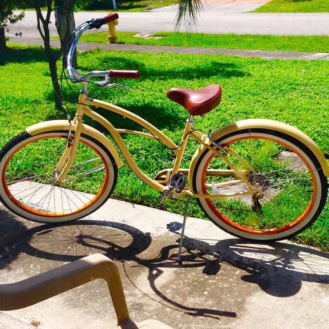 sixthreezero Teal Women's 26" 7 Speed Beach Cruiser Bicycle